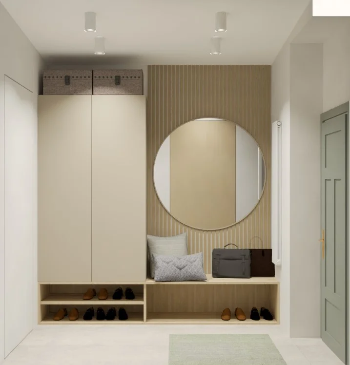 homfi project Rakowicka hallway