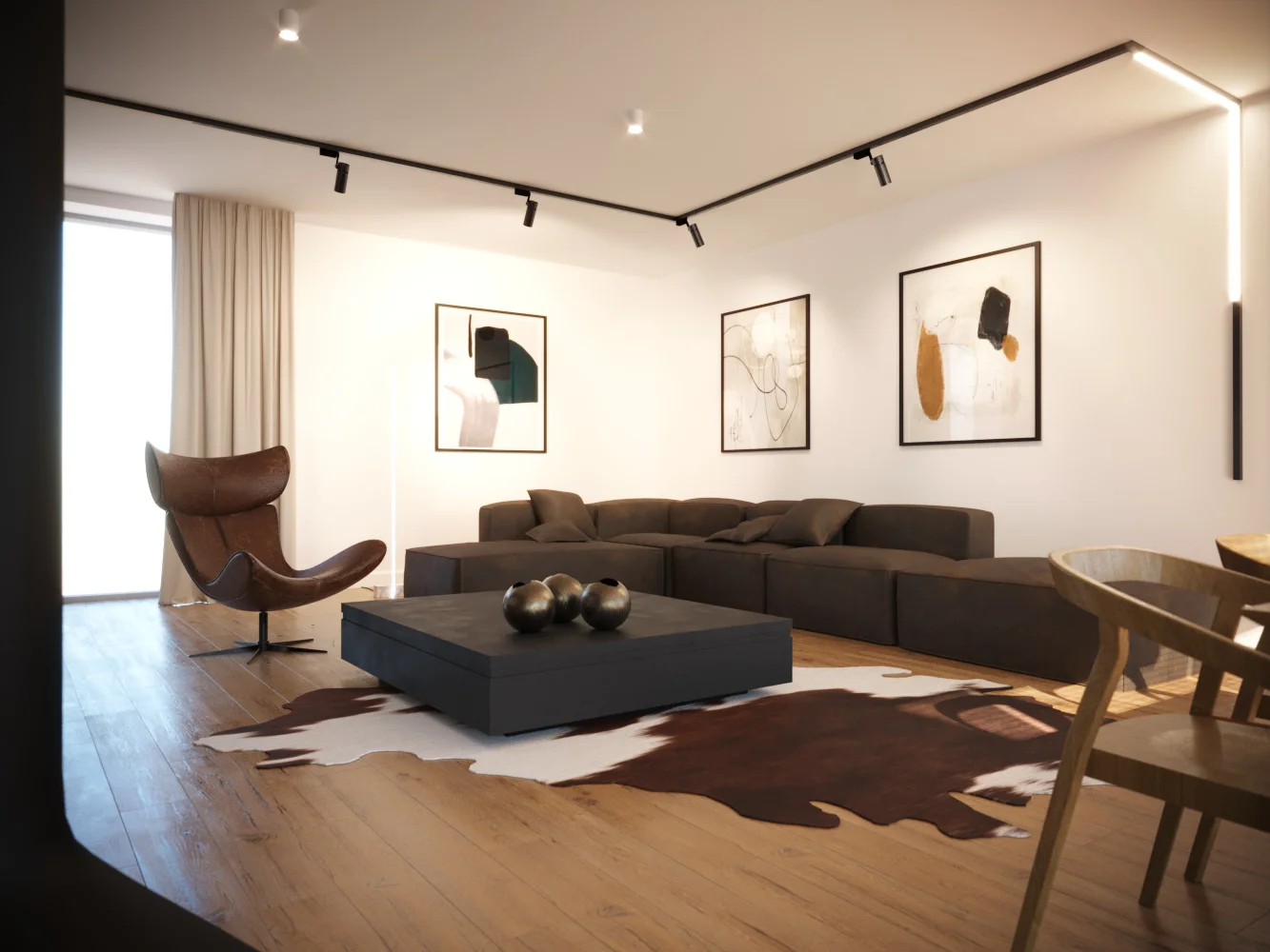 homfi project Wola Justowska living room 2